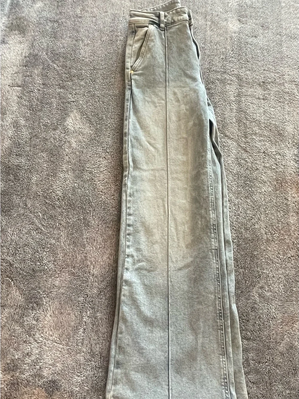 Michael Kors wide leg Jeans with Front Seam Panels